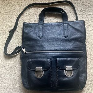 NWOT: Fossil Fold Over Tote: Black